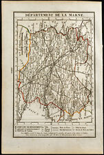 1823 - Map of The Marl/Xavier Girard & Roger / France Department