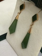 Vintage Gold Plated Nephrite
