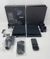 BOXED Nokia 8800 Arte Black Mobile Phone WITH accessories and paperwork SEE DESC