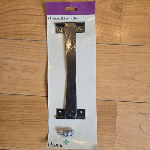 Black finish tee hinges - finish,