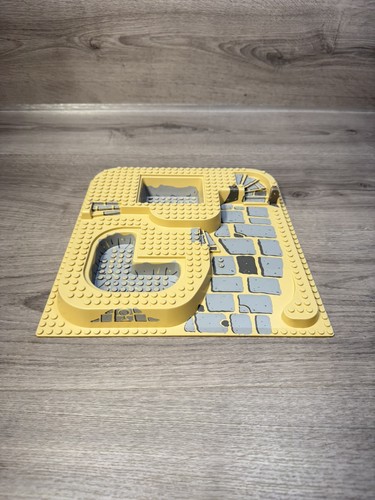 Lego baseplate raised tan - 3d,