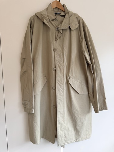 Zara long hooded trench coat - ,