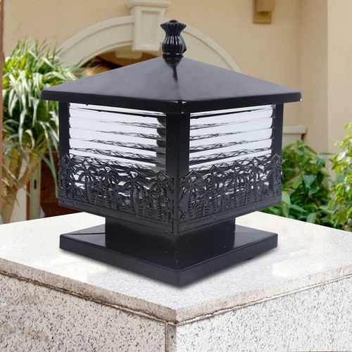 Vintage black pillar light - vintage,