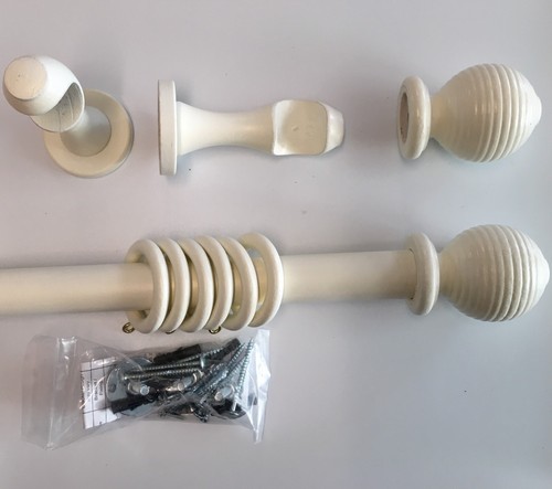 28mm wooden curtain pole - wooden,