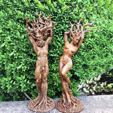 Forest Goddess Statue Resin Ornaments Garden Handicraft Tree God Ornament Decor