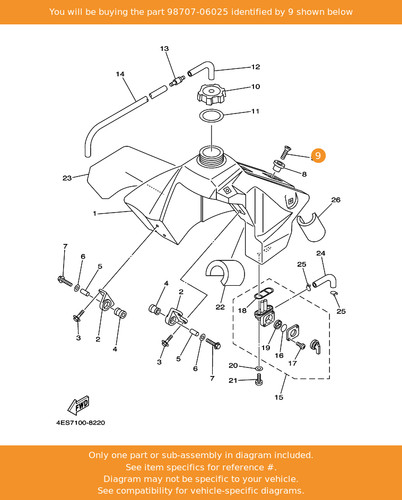 Yamaha screw flat - screw,, head