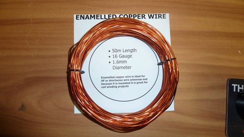 Enamelled copper antenna - copper,