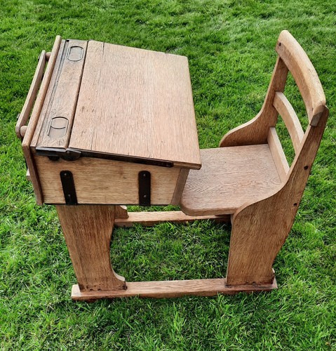 Vintage school desk antique - school, desk,antique