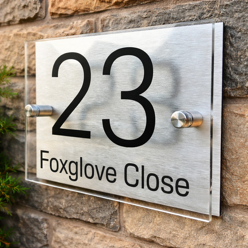 House number plaques - plaques, door