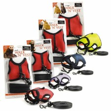 Pet Harness & Lead Small n Furry Walk n Vest For Rabbit Ferret Hamster Rat Cat