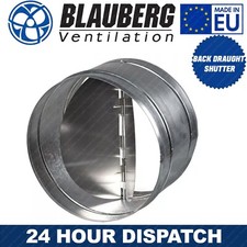 Back draught shutter