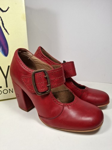 Fly london aida red leather - london,