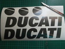 DUCATI BELLY PAN  Sticker Decal .   Choice of colours