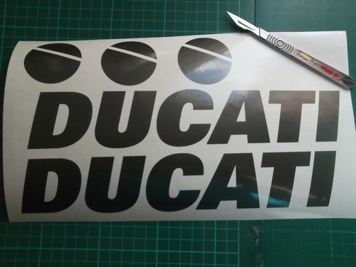 Ducati belly pan sticker - ducati,
