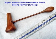 SUPERB Antique Solid Boxwood Domed jewellers  Smiths Hammer