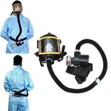 Full Face Gas Mask Flow Respirator Electric Supplied Air Fed Flow System Device
