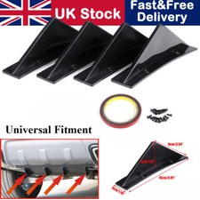 4x Car Rear Bumper Diffuser