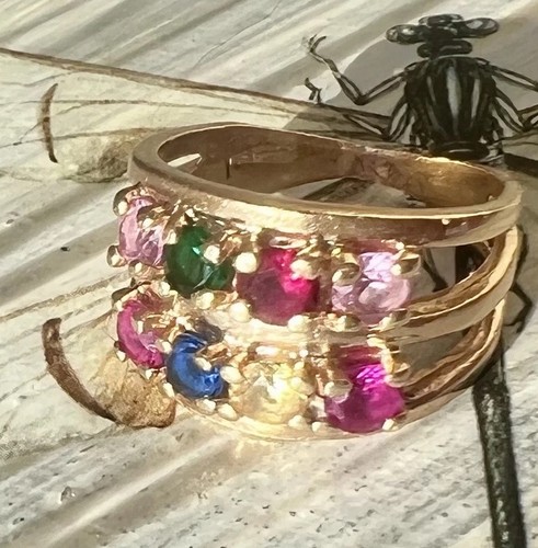 Vtg estate 1980s 14k yellow - vtg,