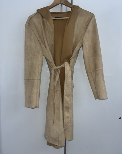 Zara suede hooded - x,