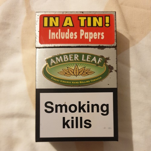 Amber leaf metal cigarette - metal,
