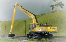 Komatsu Stobart PC340 360 Tracked Excavator Digger 1:76 HO/OO/00 Oxford Model