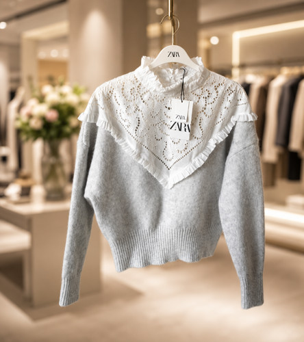 Zara grey jumper victorian - zara,