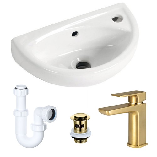 Wall hung bathroom basin - hung,