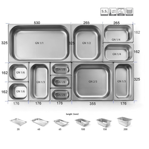 Gastronorm pan full - pan, 1/1