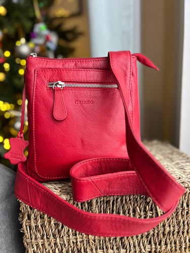 Oriano crossbody bag - oriano, red