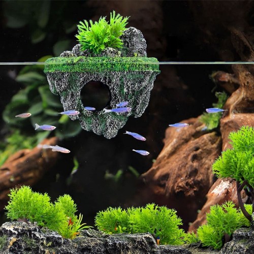 Floating rock suspended - rock,