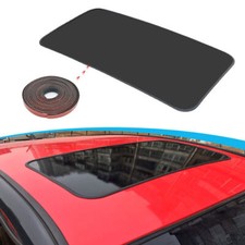 Universal Simulation Fake Sunroof Cover Sticker Vehicle Car Accessorie &3M Strip