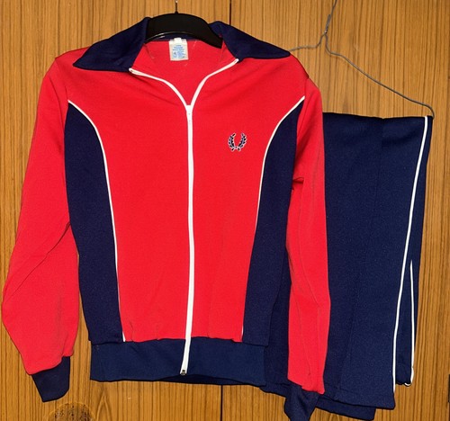 Fred perry vintage red blue - fred,