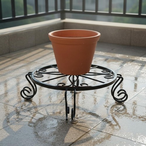 Pieces wrought iron plant - 3,