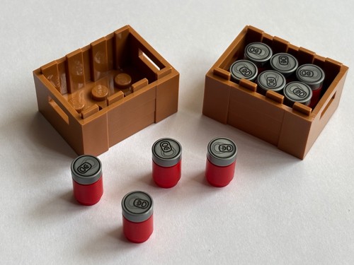 Lego drinks crates - drinks,