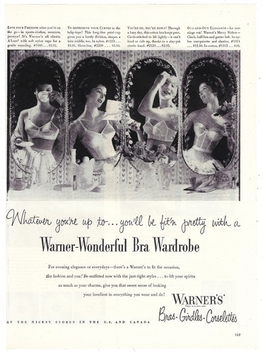 Warners vintage lingerie - lingerie, ad