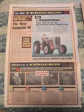 The Ferguson 35 Tractor Advert