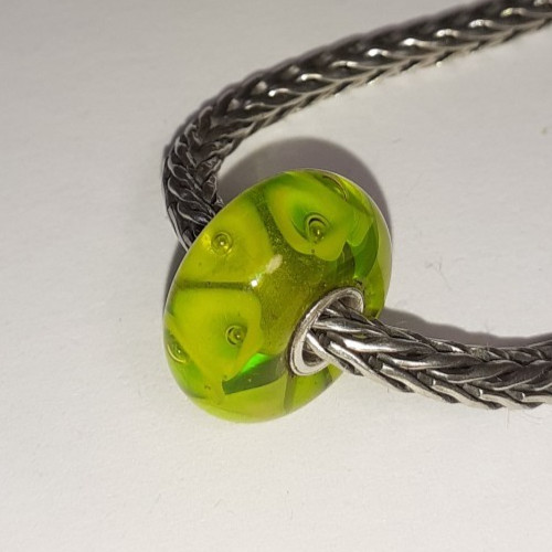 Trollbeads retired lime glass - trollbeads,