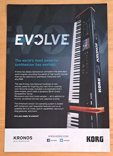 Korg kronos music workstation - music,