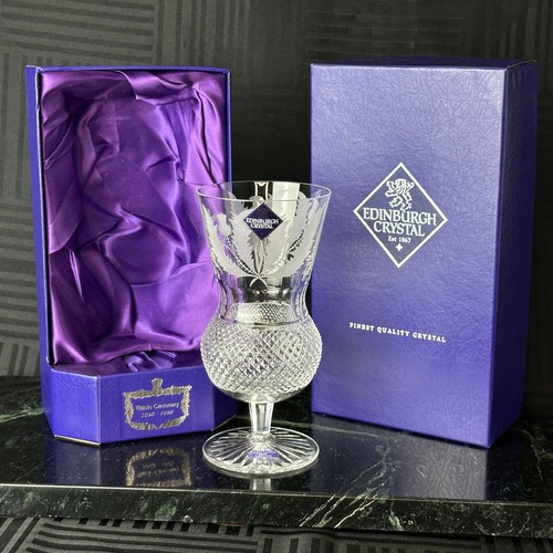 Edinburgh crystal thistle - edinburgh,