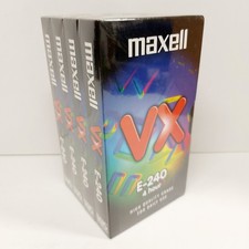 4 X Maxell VX E-240 4 Hour