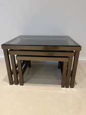 Retro vintage trio nest of