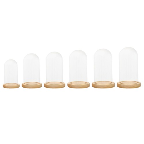 Bell jar wooden - bell,