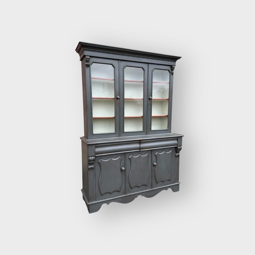 Antique painted door - painted,