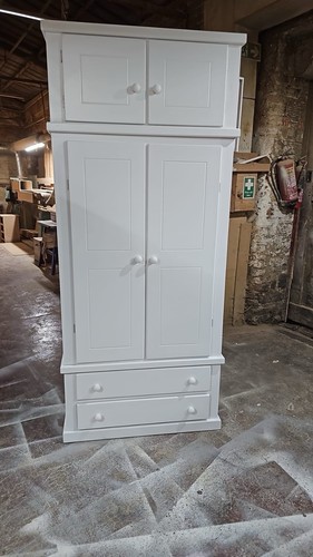Handmade white drawer double - 2,