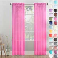 Pair high quality voile - pair,