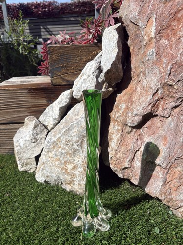 Vintage green swirl - swirl, slag