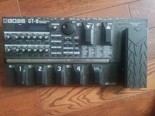 Boss GT-8 GT8 Guitar Multi Effects Pedal Processor with Power Supply + Gator bag