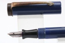 Vintage SELSDON 'The City' Blue Lever Fill Fountain Pen (Restoration Only)
