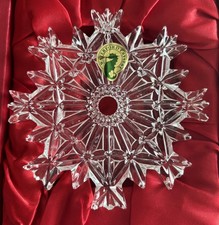 WATERFORD 2017 SNOW CRYSTAL Snowflake PIERCED Christmas Ornament NEW IN BOX