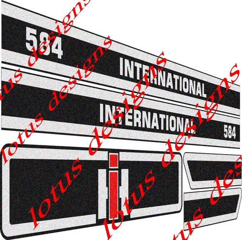 International 584 tractor - international,